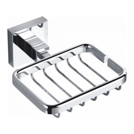 Мыльница с держателем WONZON & WOGHAND POLO, Хром (WW-8924), артикул WW-8924