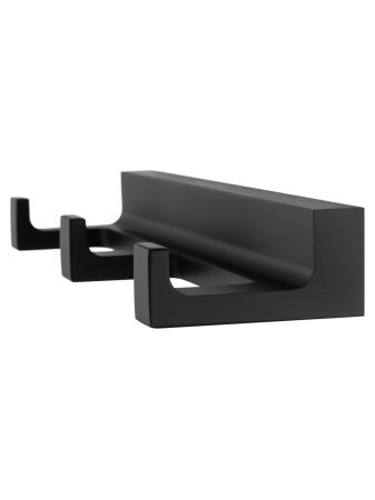 Вешалка с 3 крючками для ванной WONZON & WOGHAND ECLIPSE, Черный (WW-9135-BL), артикул WW-9135-BL