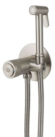 Смеситель с гигиеническим душем Allen Brau Liberty 5.33005-BN (с внутренней частью) никель браш, артикул 5.33005-BN