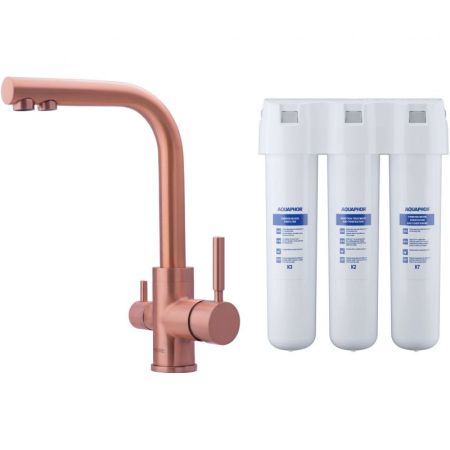 Смеситель для кухни Swedbe Selene Plus 8148K с фильтром Медный, артикул 8148K