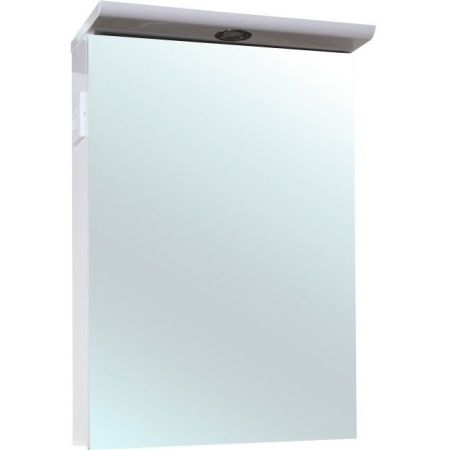 Зеркальный шкаф Bellezza Анкона 55 с подсветкой Белый, артикул 4619608040019