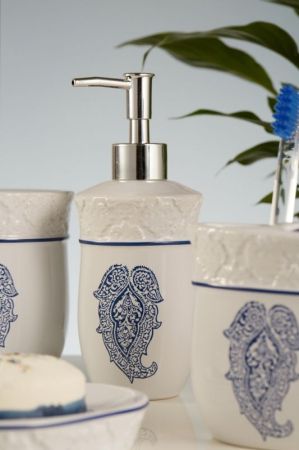 Дозатор для жидкого мыла Fora England FOR-GR021 Бело-синий