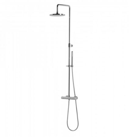 Bongio T Mix Душевая стойка с термостатическим смесителем и ручным душем, цвет хром