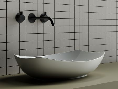 Умывальник чаша накладная овальная Element 560*400*155мм CN5016