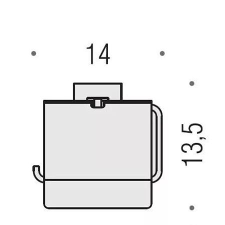 Colombo Forever Держатель туалетной бумаги, цвет: хром, артикул B2991.CR