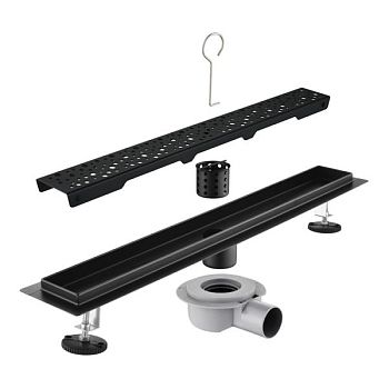 Трап для душа 60см Savol S-DL03H-60, черный