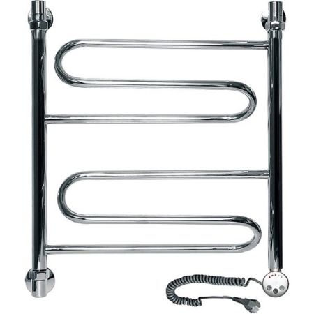 Электрический полотенцесушитель Ника Curve ЛZ Эл. 60x40 Хром, артикул ЛZ Эл. 60x40