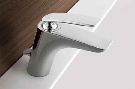 Смеситель для раковины, Kludi, Balance, тип открывания воды-однорычажный, тип регулирования воды-керамический картридж, монтаж-на раковину/столешницу, отверстия для монтажа-1, высота, мм-159, вынос излива, мм-129, донный клапан-есть, тип подводки-гибкая, , артикул 520230575