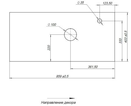 Столешница Aquanet Nova Lite Loft 90 R TF01 серый Столешница Aquanet Nova Lite Loft 90 R TF01 серый
