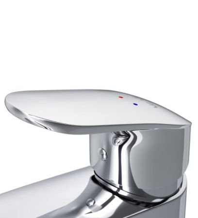 F8092116 Like смеситель для умывальника с донным клапаном, излив 110 мм, хром, шт, артикул F8092116