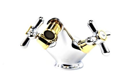 Смеситель для биде Webert Armony AM710102017, хром/золото, артикул AM710102017