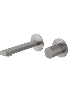 Смеситель для раковины встраиваемый WONZON & WOGHAND, Брашированный никель (WW-105-BS)