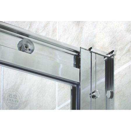 Душевой уголок Cezares Pratico RH-1 120x90 профиль Хром стекло прозрачное