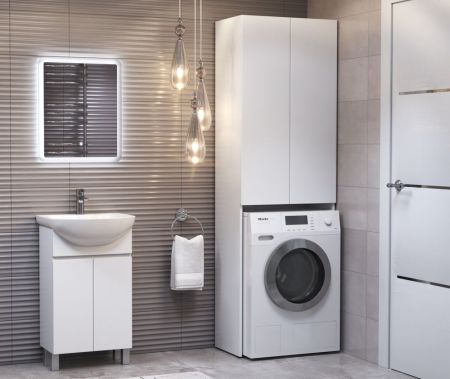 Шкаф напольный VIGO Wing shnr.WIN.64.2D белый, 64 см