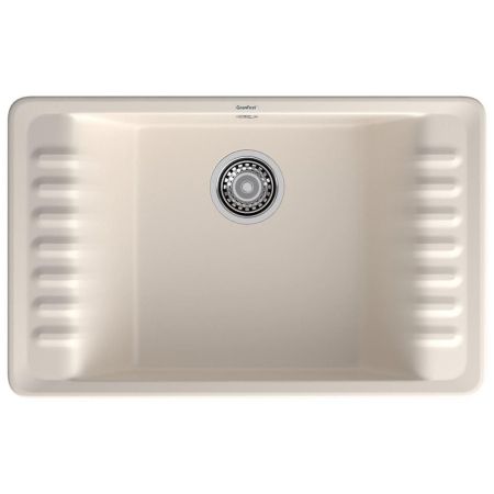 Кухонная мойка GranFest QUARZ 71, белый, артикул 71 белый