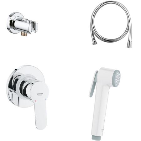 Гигиенический душ со смесителем Grohe BauEdge 124897 Хром Гигиенический душ со смесителем Grohe BauEdge 124897 Хром