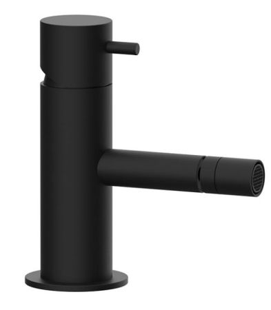 Daniel Tokyo, однорычажный смеситель для биде с донным клапаном, цвет черный матовый, артикул TX604-15