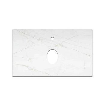 Столешница La Fenice Granite Gray Structural Terra 80 см, белая