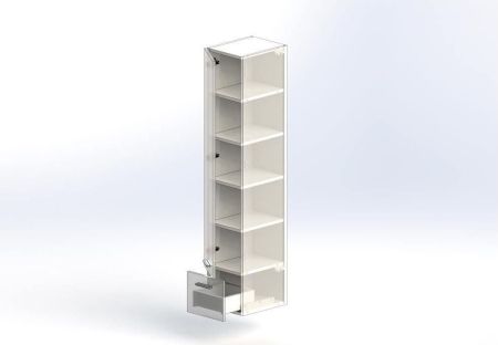 Шкаф-пенал Aquanet Верона 30 белый (подвесной), артикул 00175390