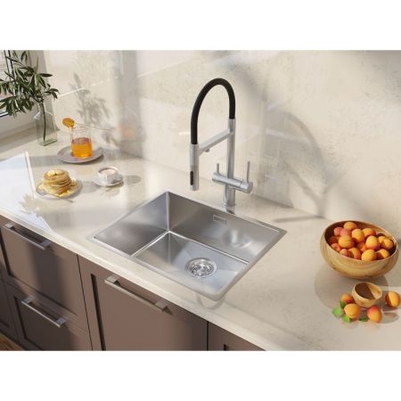 Кухонная мойка Grandex Aqua Proline 504174, сатин, артикул 504174