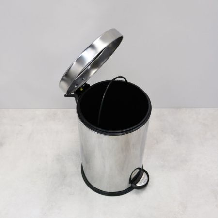 Ведро для мусора FIXSEN HOTEL FX-34024N, хром, артикул FX-34024N