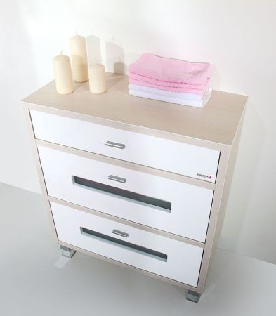 Тумба под раковину Бриклаер Бали 120 венге/белый глянец, артикул 4627125411892