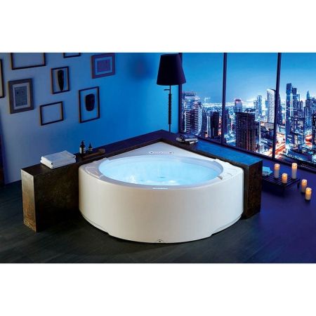 Акриловая ванна Gemy G9252 155х155 с гидромассажем, артикул G9252