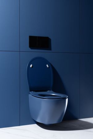 Чаша подвесного унитаза Allen Brau Fantasy 4.11004.ID индиго, артикул 4.11004.ID