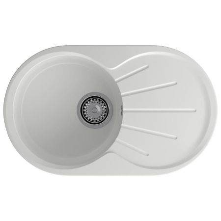 Кухонная мойка GranFest RONDO 750L, иней, артикул R-750L иней