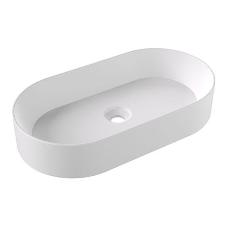 Alice Spy Раковина Oval 65x36хВ12, накладная, без отверстия под смеситель, белый матовый, артикул 34240109