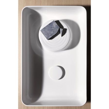 Laufen VAL Раковина-чаша 550х360х125мм без отв. под смеситель, с покр. LLC, цвет: белый, артикул 8.1228.2.400.109.1