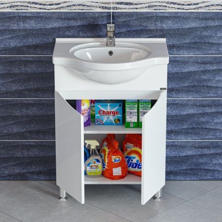 Тумба под раковину СаНта Сатурн 60 700227, напольная  (ум. Уют 60)