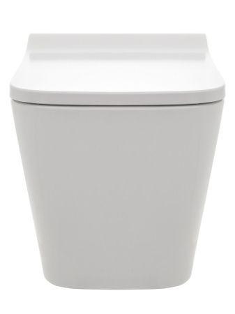 AQM2004 Унитаз подвесной с сиденьем SoftClose, технология смыва Rimless, скрытый крепеж. 490x340x350, артикул AQM2004