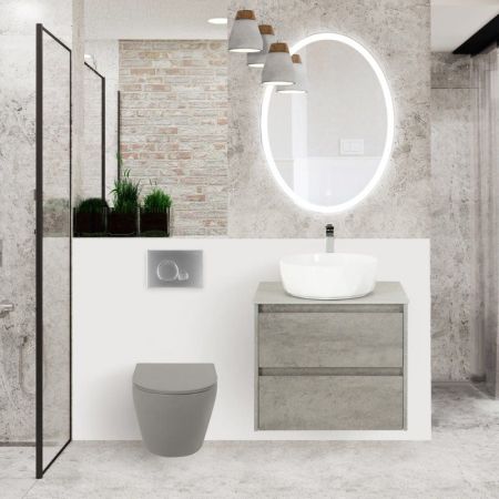 Крышка-сиденье BelBagno COLORATO BB062SC-GR, артикул BB062SC-GR
