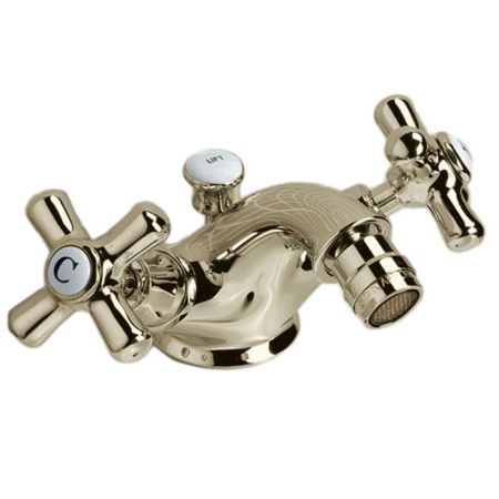 Devon City Смеситель для биде, на 1 отв. с донным клапаном, цвет: светлое золото, артикул UTCI120