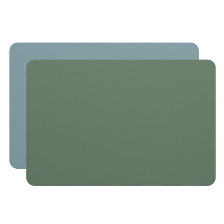 ADJ Плейсмат для рабочего стола, 48x65 см., цвет: небесный/эвкалипт, артикул 1035.50/60