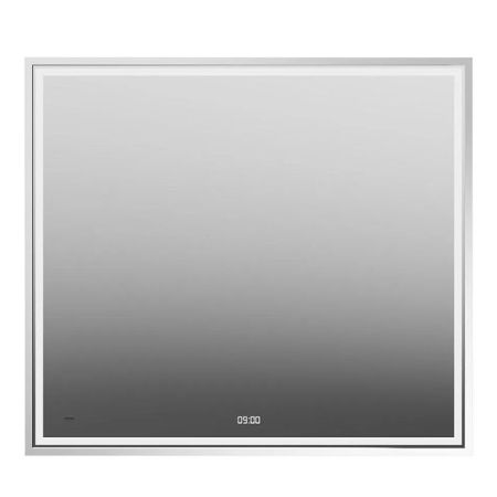 Зеркало TECNO c LED 90 с подсветкой, с функцией антизапотевание, белый глянцевый, артикул TE.mi.90