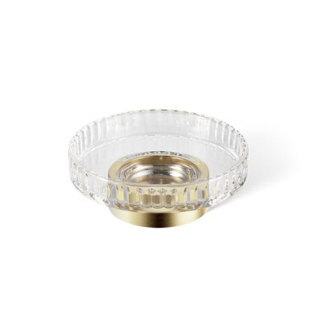 Decor Walther Century STS Мыльница настольная, граненое стекло, цвет: золото матовое, артикул 0587682