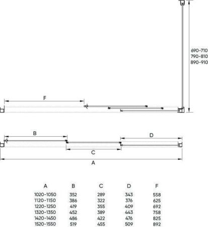Душевой угол Veconi Rovigo RV-031, 1200х900х1950, хром, стекло прозрачное, артикул RV031-12090-01-C5