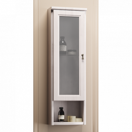 Шкаф подвесной одностворчатый Клио левый Opadiris Беленый бук