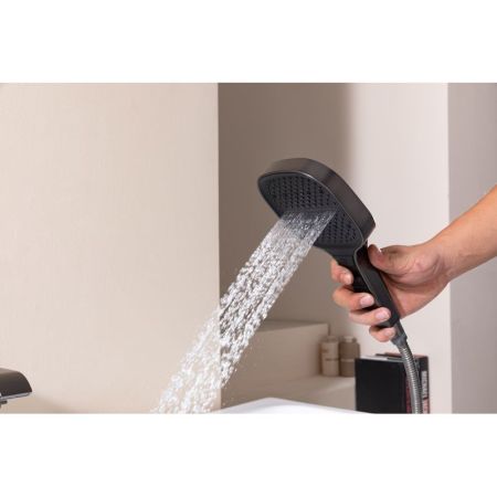 Смеситель на борт ванны Raglo R02.31.09, графит