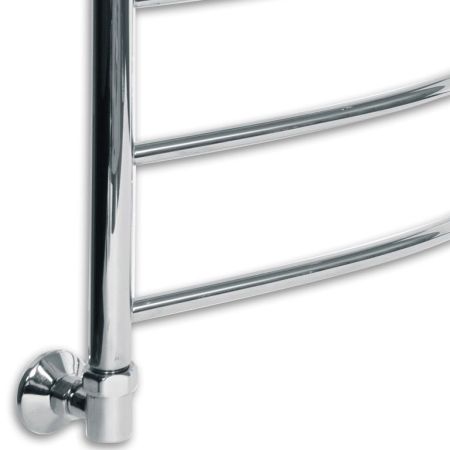 Водяной полотенцесушитель Ника Arc ЛД/ВП 50x40 с полкой Хром, артикул ЛД/ВП 50x40