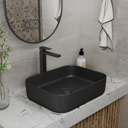 Раковина накладная DK Berlin, 500*390*140мм, черный (DT1431425), артикул DT1431425