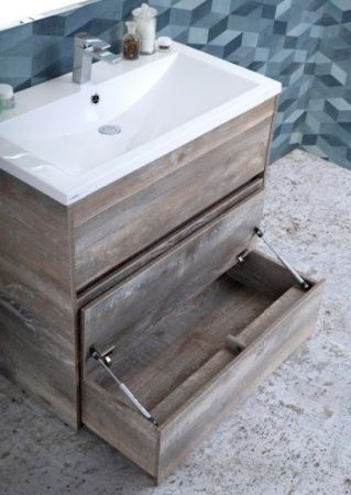 FAMILY База под раковину напольная с тремя выкатными ящиками, Pino Esotica, 750x470x845,Family-750-3C-PIA-PE, артикул Family-750-3C-PIA-PE