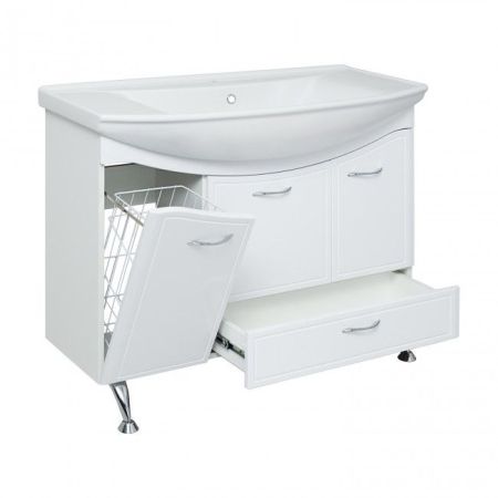 Тумба под раковину Runo Севилья 105 4620750021771 Белая