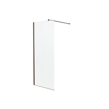 Душевая перегородка Knotlor WI090CG1RB 90х200, бронза