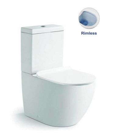 Унитаз компакт Vincea Globo VT2-14 Белый с бачком и сиденьем Микролифт