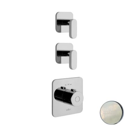 Смеситель для душа встраиваемый с термостатом Webert Living LV971402345, никель, артикул LV971402345