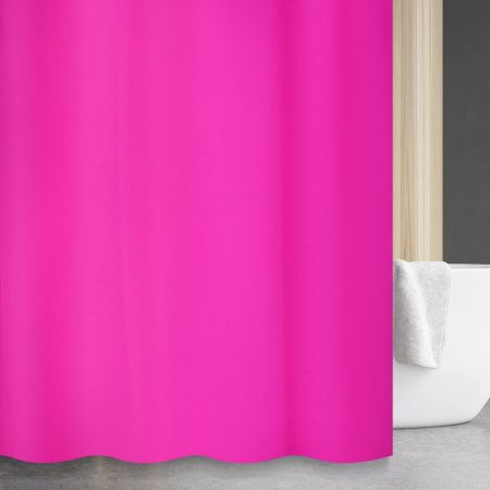 Штора для ванной комнаты Savol S-1818S3, розовый, артикул S-1818S3