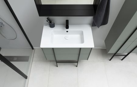 Тумба под раковину Allen Brau Reality 70 1.32004.CGM олива матовый